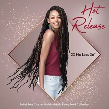 Bobbi Boss NU LOCS Crochet Braid Hair Extensions 4-Pack