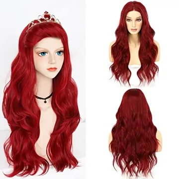 Buy ANANASWEET Red Lace Front Body Wave Wig 22 Inch