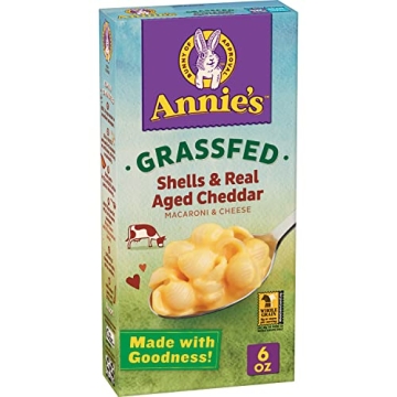 Annie's Organic Macaroni and Cheese Dinner with Shells & Aged Cheddar