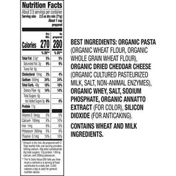 Annie's Organic Mac & Cheese with Aged Cheddar 6oz