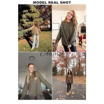 Chic AlvaQ Women's Oversized Sweatshirt for Winter