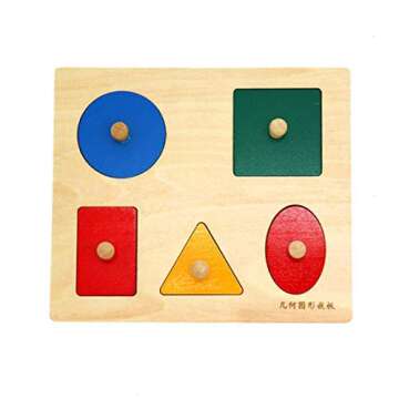 Montessori Geography Puzzle for Kids Age 2-5 - Fun Learning