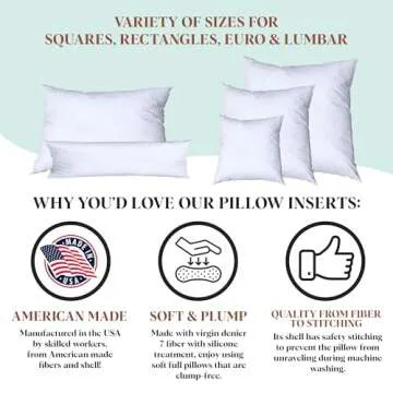 Ultra Soft Pillowflex 21x37 Pillow Insert for Shams