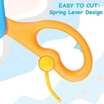 Safety Scissors For Toddler, Kids, Children - Plastic, Dual-Color Preschool Training Scissors(3 Pack), Paper Cutting(96 Pcs) Set For Paper Craft Supplies