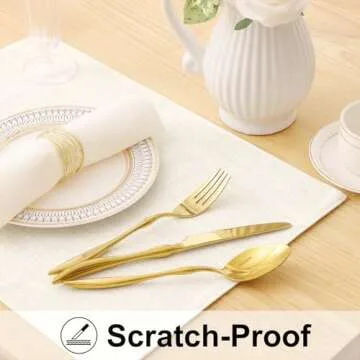 Homing Cream Cloth Placemats Set of 6 for Stylish Dining