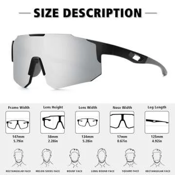 STORYCOAST Polarized Sunglasses for Men Women - UV400 Protection