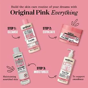 Soap & Glory Original Pink The Scrub Of Your Life Exfoliating Body Scrub - Smoothing & Buffing Body Scrub - Rose & Bergamot Body Polish with Shea Butter & Vitamin E (200ml)