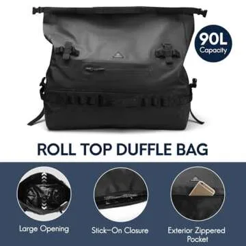 Haimont 90L Waterproof Duffel Backpack for Outdoor Adventures