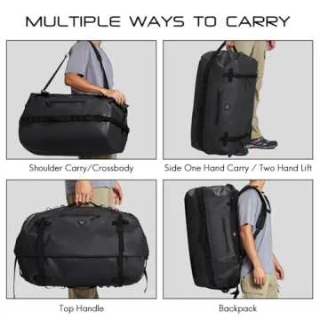 Haimont 90L Waterproof Duffel Backpack for Outdoor Adventures