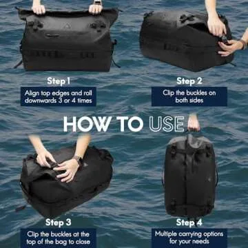 Haimont 90L Waterproof Duffel Backpack for Outdoor Adventures