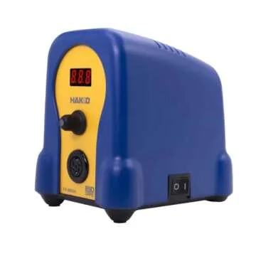 Hakko FX888DX-010BY - Digital Soldering Station with Rotary Encoder (Blue/Yellow Housing)