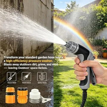 Hose Hawk Pressure Washer - High-Efficiency Garden Cleaning Tool