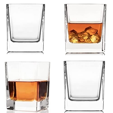 Kemstood Whiskey Glass Set for Men | Stylish & Durable