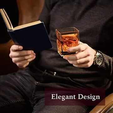 Kemstood Whiskey Glass Set for Men | Stylish & Durable