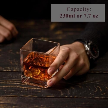 Kemstood Whiskey Glass Set for Men | Stylish & Durable