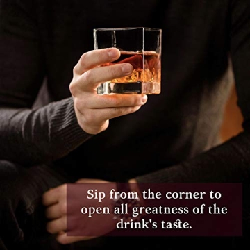 Kemstood Whiskey Glass Set for Men | Stylish & Durable