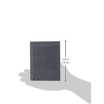 Lisa Pavelka Polymer Clay Art Supplies (Style #187) - Rubber Mold Crafting Texture Stamp - Illusionary