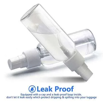 Mini Spray Bottles - Refillable Travel Spritzers for Liquids