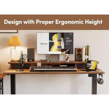 BANTI Adjustable 60x24 Inch Electric Standing Desk