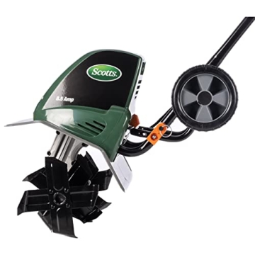 Scotts Electric Tiller, 8.5-Amp Power for Easy Gardening