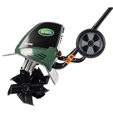 Scotts Electric Tiller, 8.5-Amp Power for Easy Gardening
