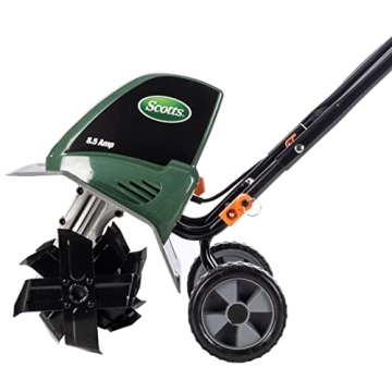 Scotts Electric Tiller, 8.5-Amp Power for Easy Gardening