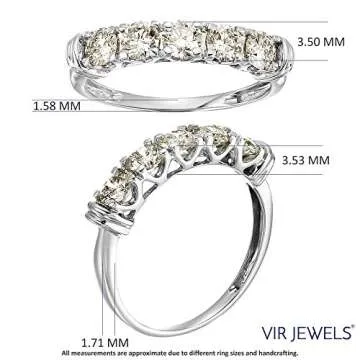 Elegant Vir Jewels Champagne Diamond Ring for Women