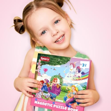 Magnetic Unicorn Mermaid Princess Puzzles for Kids
