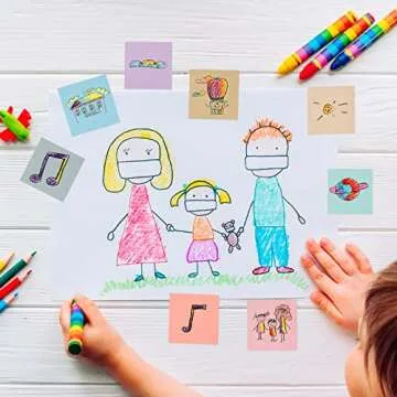 EOOUT 8 Pads Pastel Sticky Notes, 3x3 Inches, Super Adhesive Self-Stick Note Pads, Morandi Colors Pastel Sticky Notes for Study, Works,100 Sheets/Pad