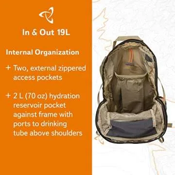 MYSTERY RANCH in and Out Backpack - Lightweight Foldable Pack, Hummus 19L