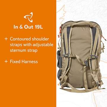 MYSTERY RANCH in and Out Backpack - Lightweight Foldable Pack, Hummus 19L