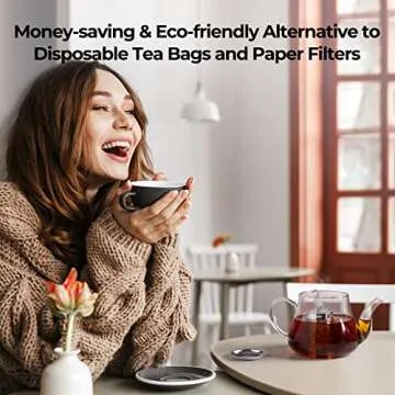 Reinmoson Tea Infuser Set - Premium Stainless Steel, 2 Pack