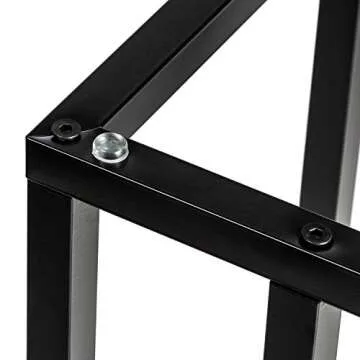 Honey-Can-Do C End Table TBL-08725 Black