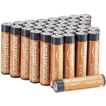 AmazonBasics Alkaline Battery Combo Pack | AA 48-Pack, AAA 36-Pack (May Ship Separately)