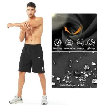 NORTHYARD Men's Athletic Running Shorts Quick Dry Performance