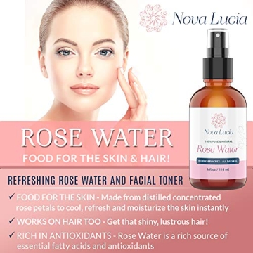 100% Pure & Natural Moroccan Rose Water Hydrating Spray