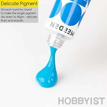 MEEDEN Non-Toxic Gouache Paint Set - 24 Vibrant Colors