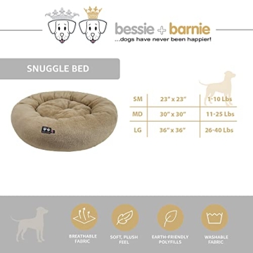 Bessie + Barnie Plush Dog Bed: Luxury for Every Pup