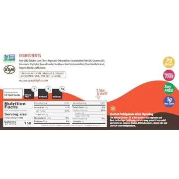 Nutilight, Hazelnut Spread with Cocoa, Sugar Free, Keto and Diabetic Friendly, Low Net Carb, Non-GMO, Naturally Sweetened with Stevia. (1 Jar, 11 oz)