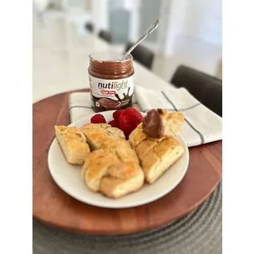 Nutilight, Hazelnut Spread with Cocoa, Sugar Free, Keto and Diabetic Friendly, Low Net Carb, Non-GMO, Naturally Sweetened with Stevia. (1 Jar, 11 oz)