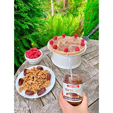 Nutilight, Hazelnut Spread with Cocoa, Sugar Free, Keto and Diabetic Friendly, Low Net Carb, Non-GMO, Naturally Sweetened with Stevia. (1 Jar, 11 oz)