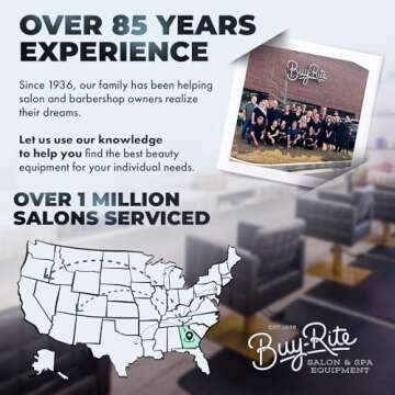 Pibbs Kwik Dryer, 1100-Watt Salon Hair Dryer with Caster Base