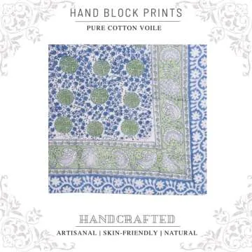 parihan Cotton Block Print long Beach Pareo Sarong Swimsuit Cover Ups Women Wrap