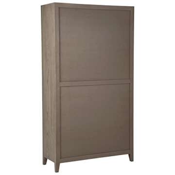 Ashley Dalenville Modern Accent Cabinet in Gray