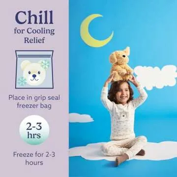 warmies Microwavable & Weighted Stuffed Animals, Golden Dog - Heated Stuffed Animal Plushie for Warmth & Comfort - Cute Soft Plush Toys for Boys, Girls, Babies & Toddlers