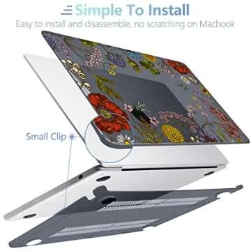 MEEgoodo MacBook Air Case 13.6 inch A3240 A3113 A2681