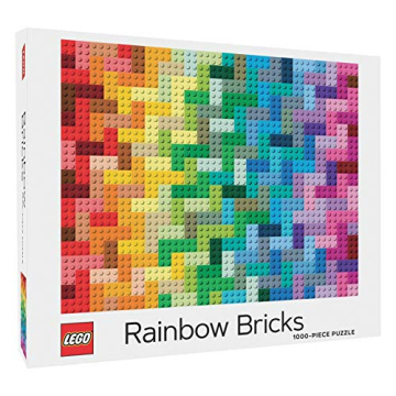 LEGO Rainbow Bricks 1000 Piece Jigsaw Puzzle