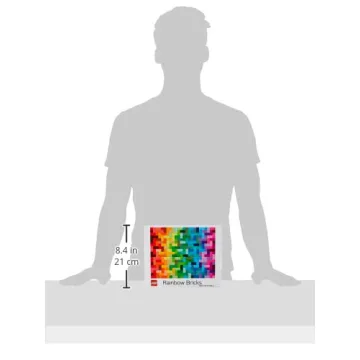 LEGO Rainbow Bricks 1000 Piece Jigsaw Puzzle