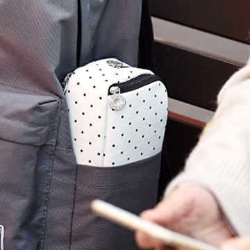 ONGOOBABY Large Pencil Case with 3 Compartments