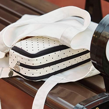 ONGOOBABY Large Pencil Case with 3 Compartments